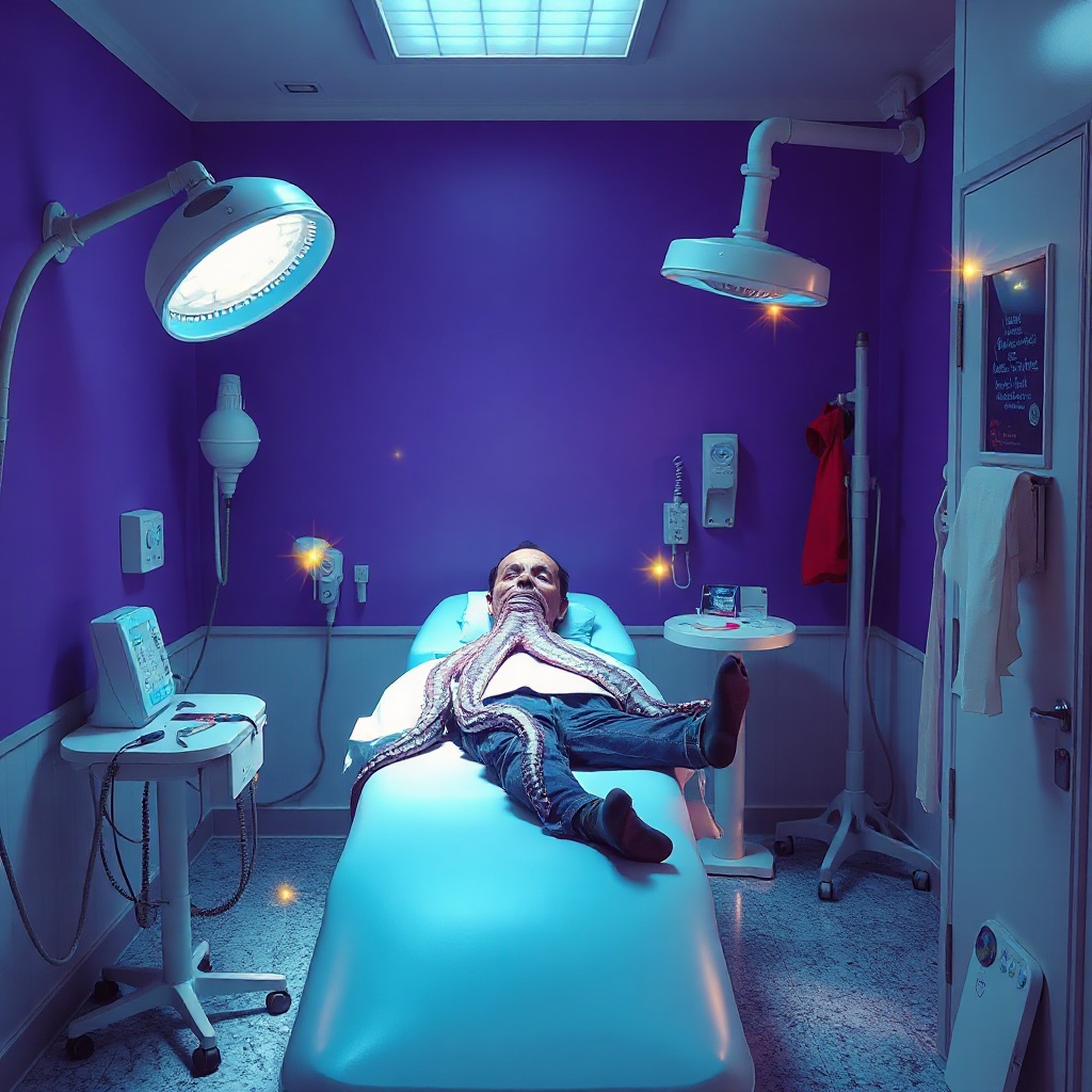 Playful treatment room